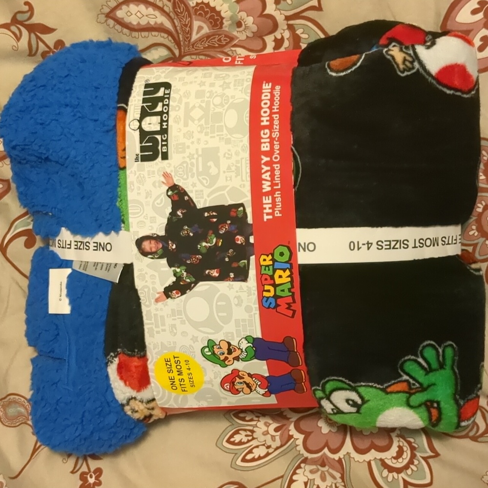 Mario Kids' Oversized Hoodie